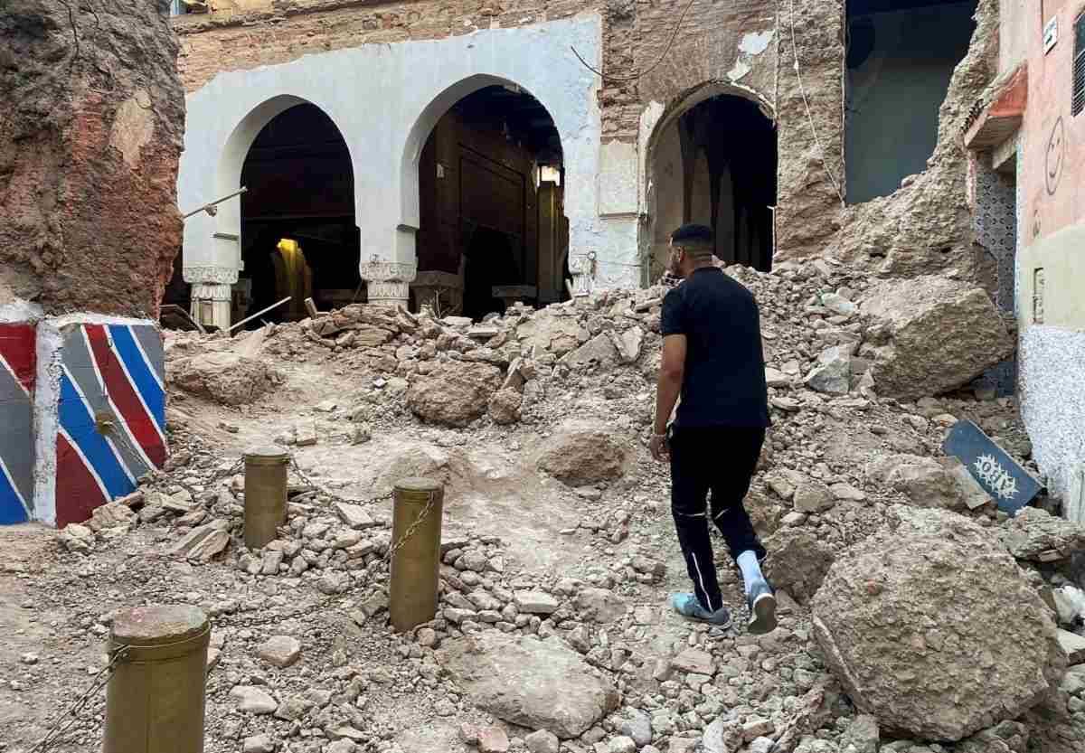 آثار دمار زلزال المغرب
