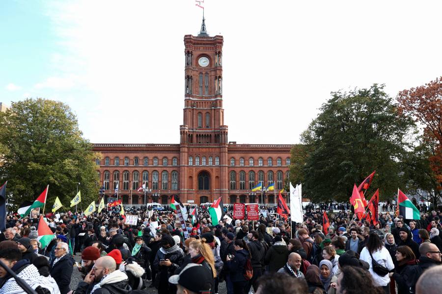 مظاهرات دعم فلسطين في برلين