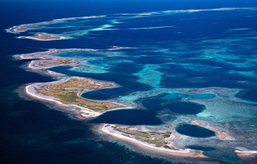 تعتبر جزر أبرولهوس الأقل شهرة موطناً لبعض أجمل المناظر الطبيعية على الساحل المرجاني في أستراليا